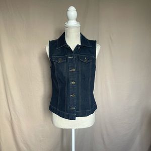 NY&Co early 2000's Jean Vest